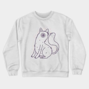 Weird Cat - Lineart Crewneck Sweatshirt